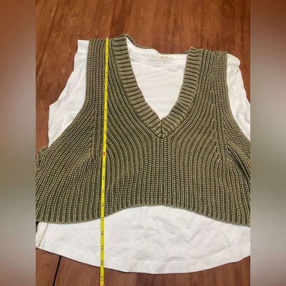 Anthropologie Pilcro Twofer Sweater Tee Size M - Picture 7 of 9